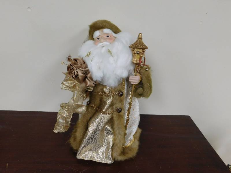 lot 15 image: Gold Santa was used as a model for Christmas paintings