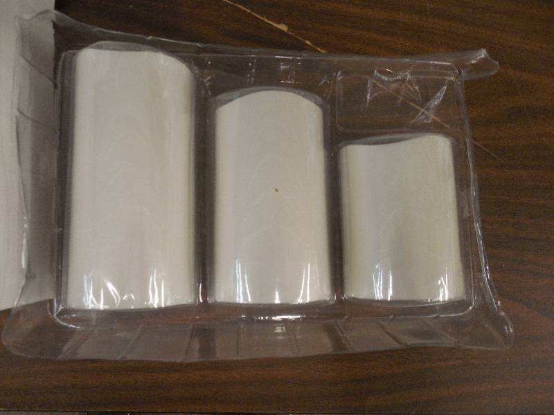 3 PIECE BATTERY OPERATED CANDLE SET