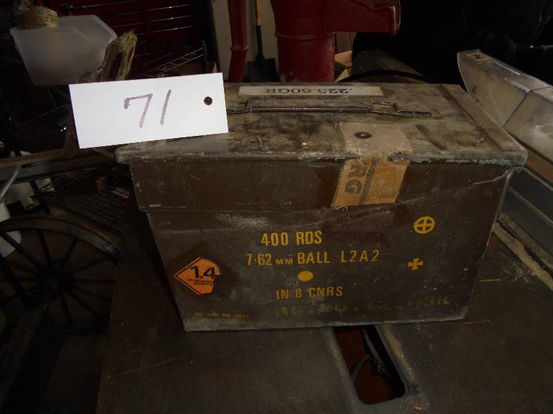 lot 71 image: Ammo Box