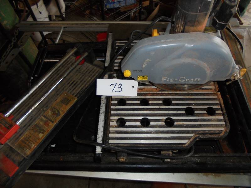 lot 73 image: Flor Craft Tile SawCutter