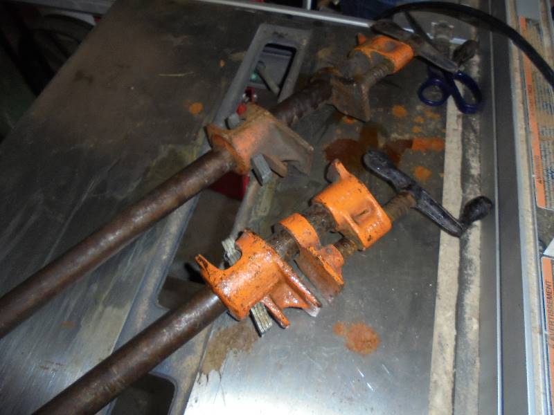 lot 77 image: Pair - Bar Clamps
