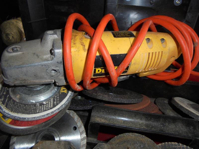 lot 47 image: Dewalt Angle Grinder