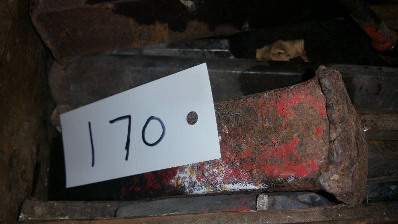 lot 170 image: Wood Box wWedges, Hook, & Misc
