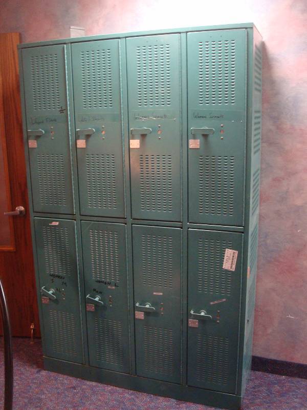 Large And Heavy Vintage Gym Lockers From The U Of M, Made Of Metal