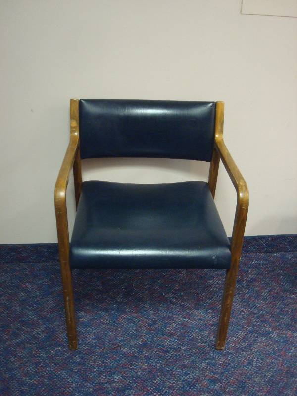 Vintage WILKHAHN Mid Century Padded Chair, Used, Has Some Wear, This Brand Sells For Good Money Online