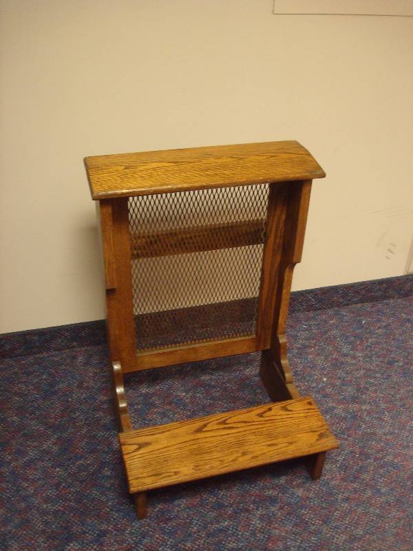 Wood Praying Stand, Used, Some Wear