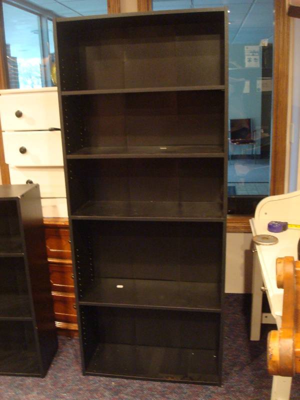 Tall Black Shelf, Some Wear