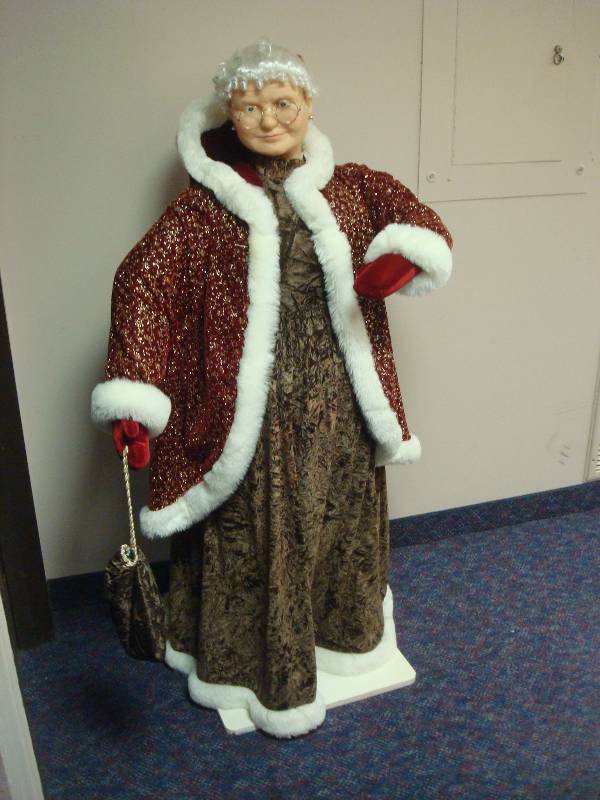 Life Size Mrs.Santa Claus Figure