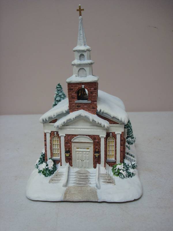 Norman Rockwell Hawthrone Village -  Silent Night Church