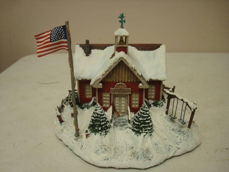 Terry Redlin Hawthrone Village - Little Red School House