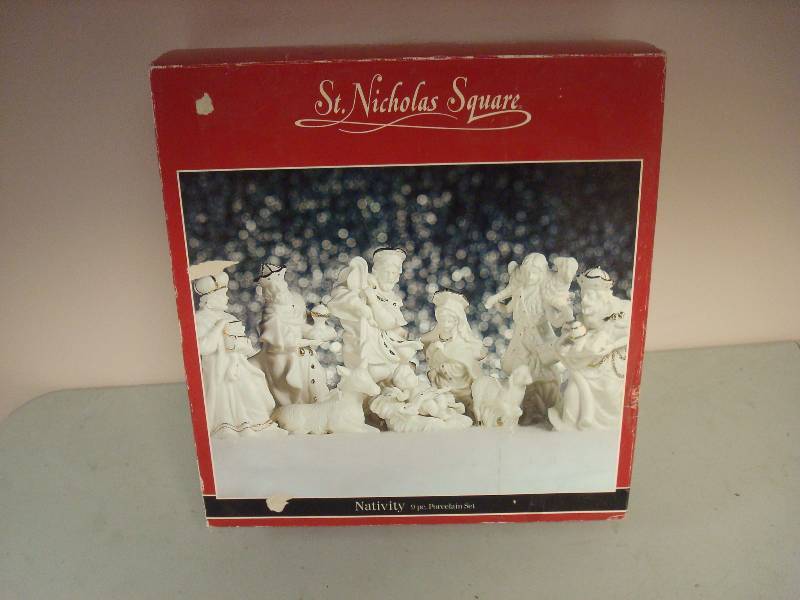 Box Of Christmas Figures