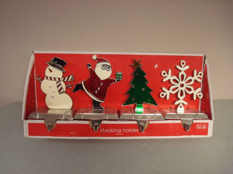 Box With Christmas Stockings Holders