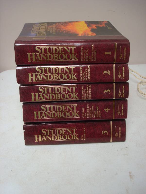 Set Of Student Handbooks, Have Some Warp Wear