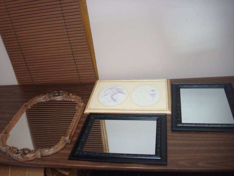 Lot Of Mirrors And Picture