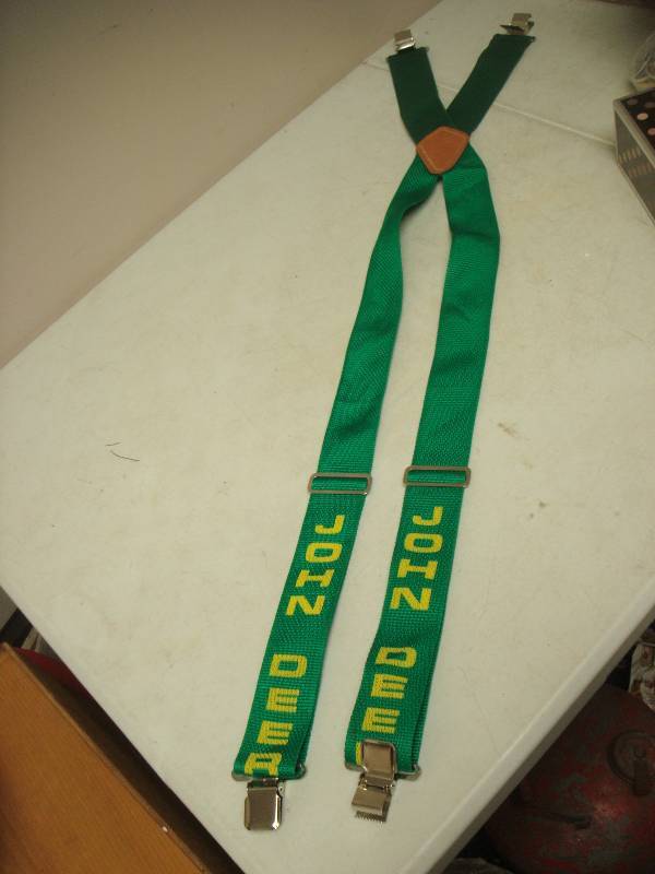 Pair Of John Deere Suspenders, Size XL