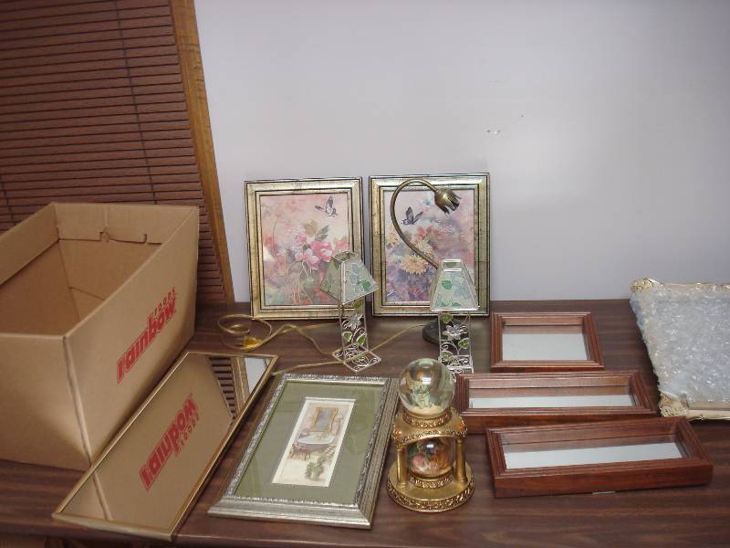 Box Filled With Decor Items