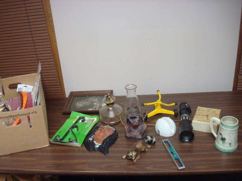 Box Filled With Mixed Items