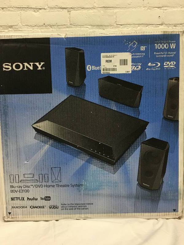 lot 25 image: Sony 3D Blu-ray Home Theater System with Wi-Fi retail $299