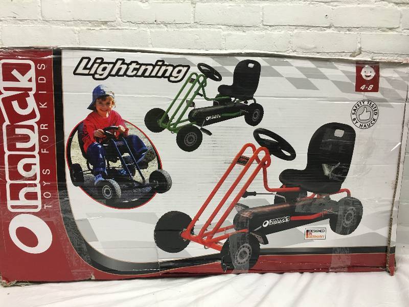 lot 38 image: Hauck Toys Lightning Pedal Go-Kart