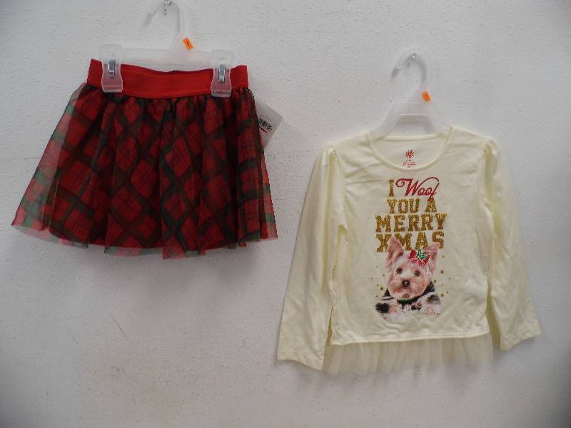 Christmas Skirt and Shirt