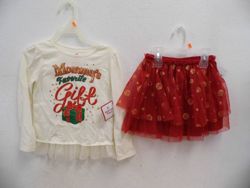 Christmas Skirt and Shirt