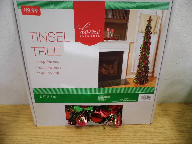 Christmas Tinsel Tree