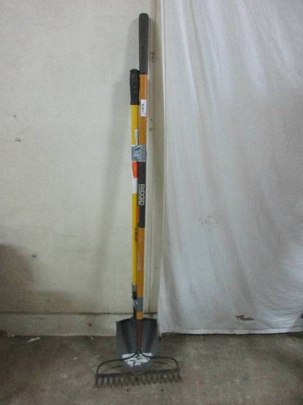 Rake and shovel