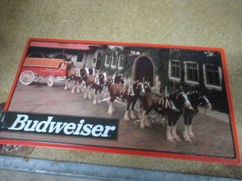 Bud Clydesdale Tin sign