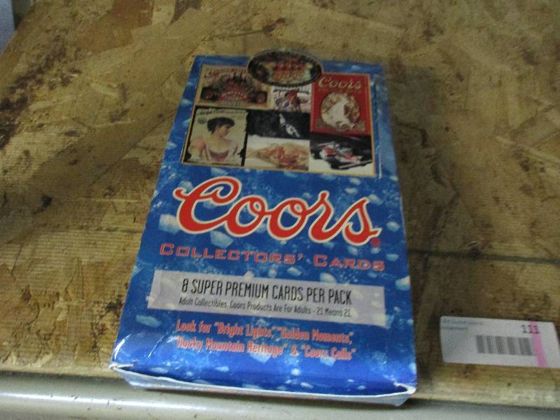 Coors Collectible cards