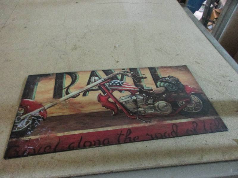 Motorcycle sign