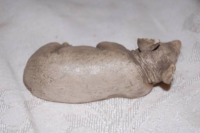 lot 58 image: Small Rhino Figure