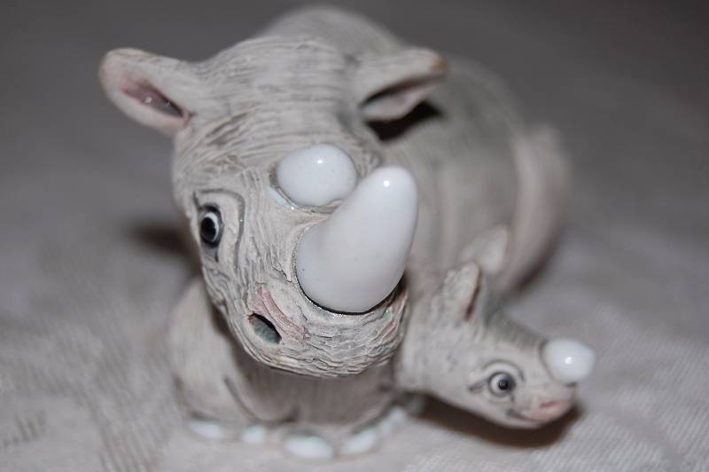 lot 65 image: Small Rhino Figure