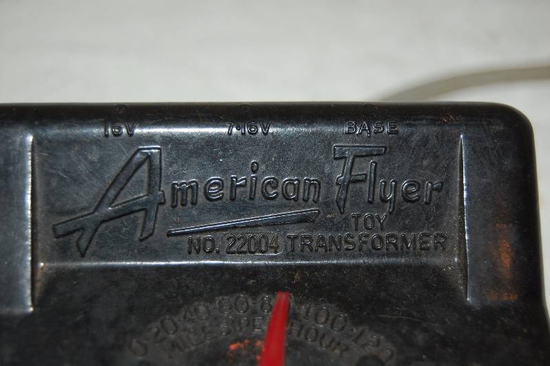 lot 106 image: American Flyer Transformer