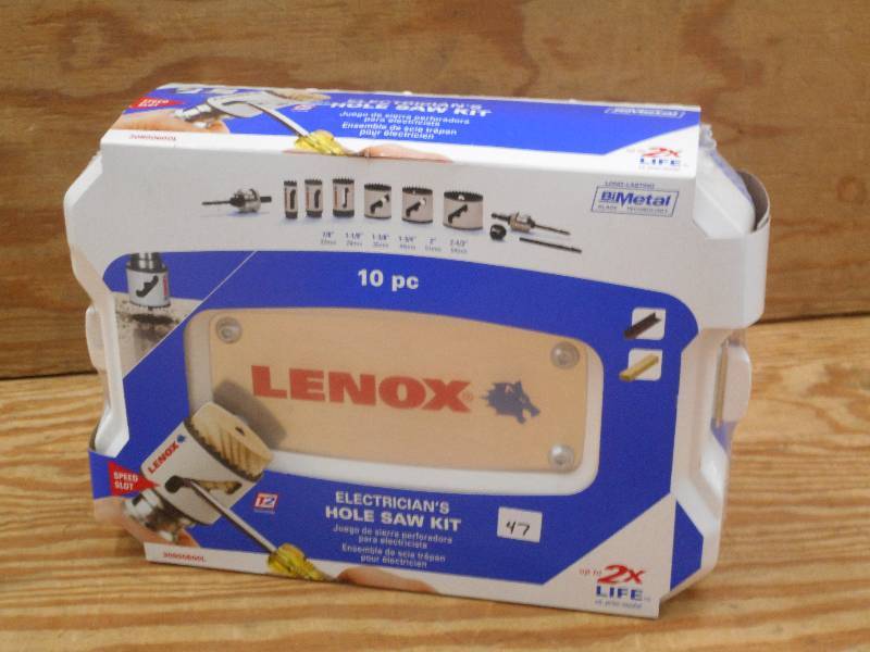 10-Piece Electricians Hole Saw Kit ...