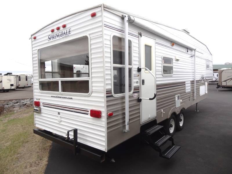 lot 4 image: 2006 Keystone Springdale 279RLS Rear Lounge 5th Wheel wSlide-out