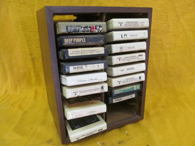 vintage 8 track tapes