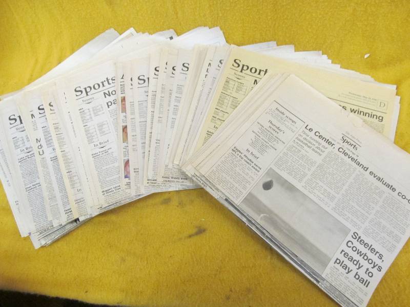 vintage newspapers