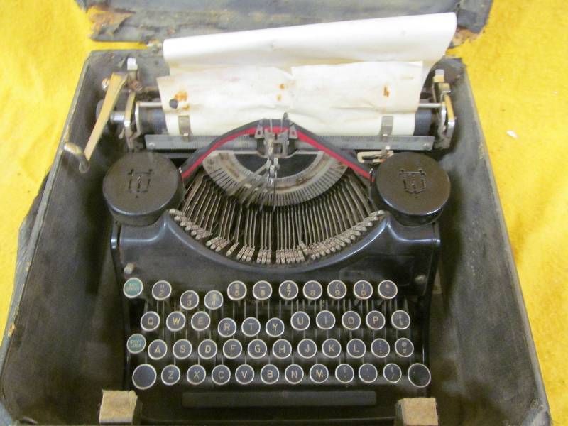 vintage typewriter