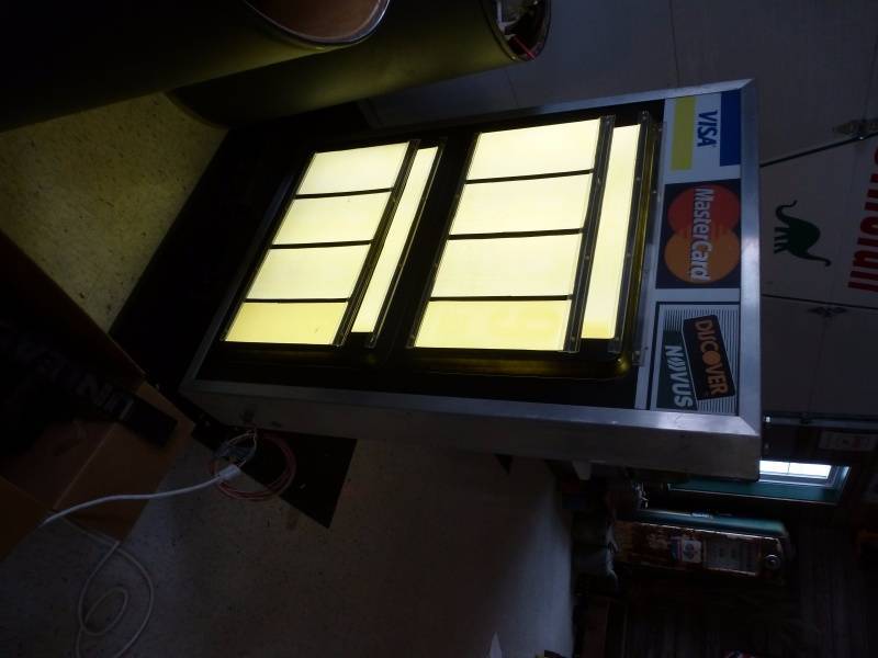 Lighted Gas Price Display