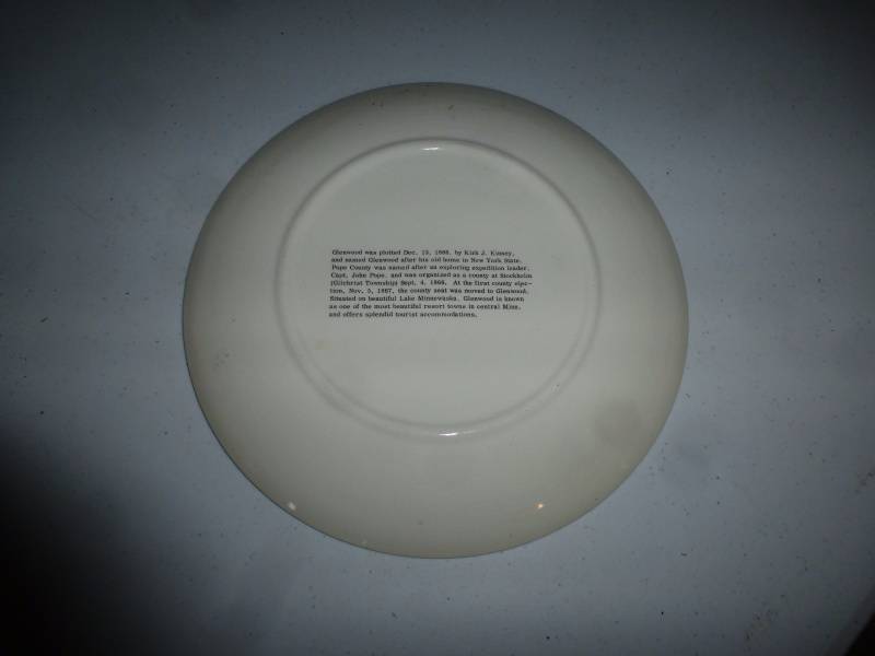Glenwood Centennial Collector Plate