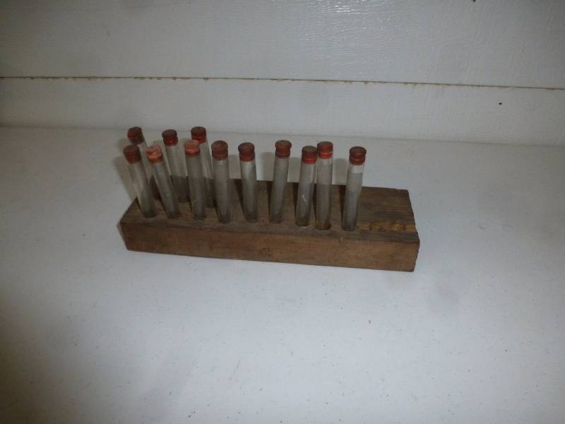 Antique Blood vial set