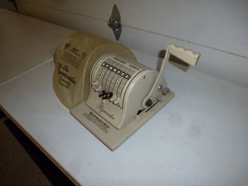 Vintage Pay Master Credit Card Machine