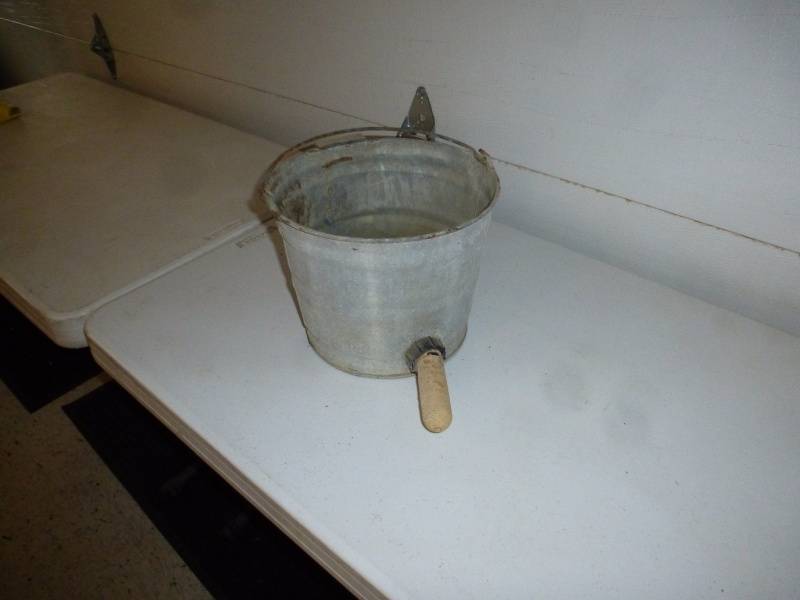 Vintage Calf Feeding bucket