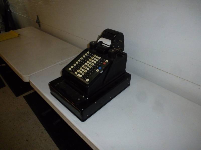 Antique Burroughs Cash Register