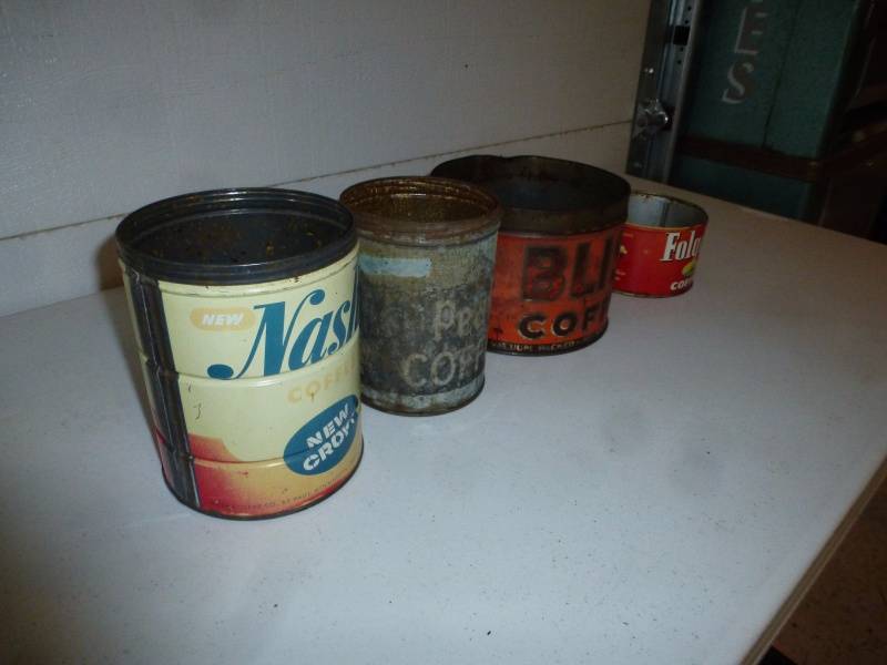 Antique Coffee Cans