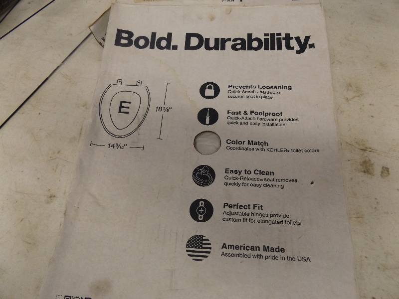 Kohler Toilet Seat - new