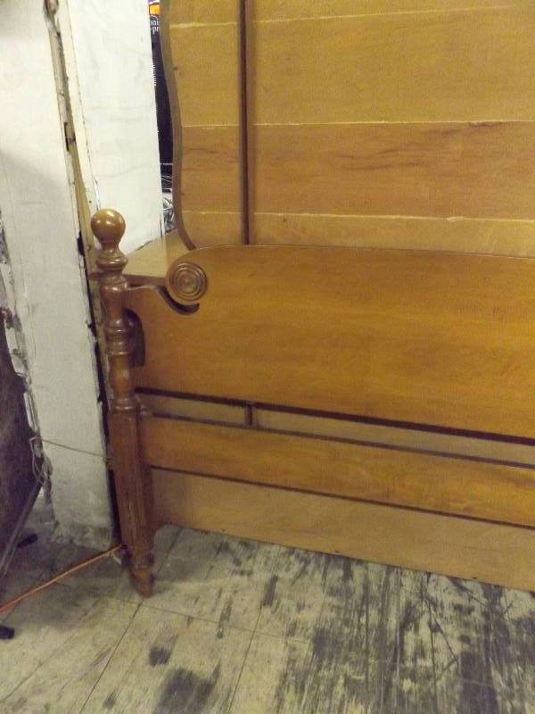 Wooden Bed Frame with Headboard and Footboard - Full size