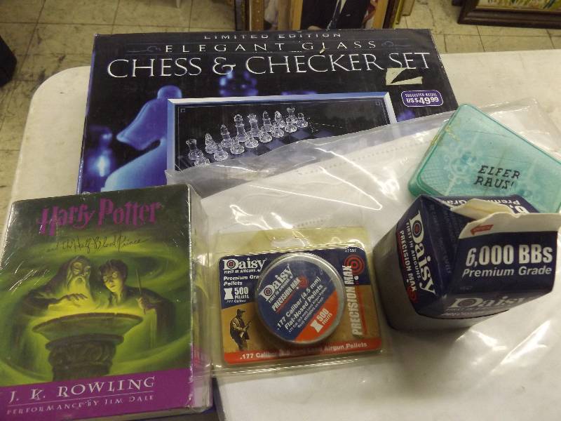 Harry Potter Book on CD, Glass Chess, BBs