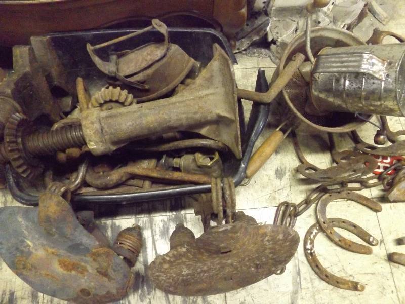 Rustic Carriage Steps, Seats, Jack, more