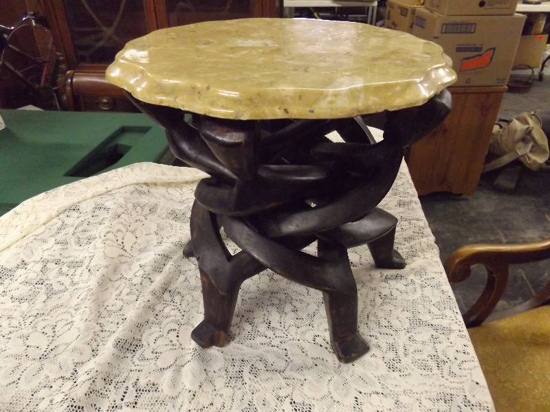 Carved Wood Table